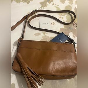 Brown Cole Haan crossbody bag
